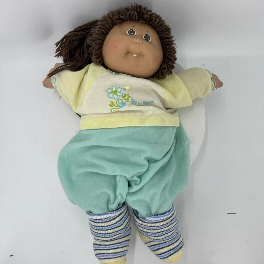 Vintage 1985 Cabbage Patch Kids Coleco Doll HM74 Brown Hair Eyes Xavier Roberts